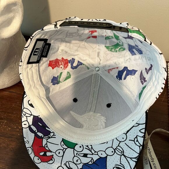 New SGA Fayetteville Woodpeckers MiLB Baseball Snapback Hat Cap Worms Print - Picture 3 of 5